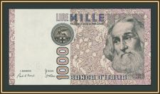 Италия 1000 лир 1982 P-109 (109a.2) UNC