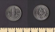 Гватемала 10 сентаво 1991