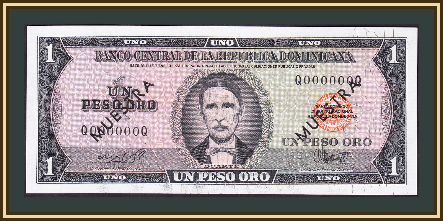 Банкноты Доминиканской Республики. Песо Доминикана. 1 Песо 1973 год. Доминикана 50 песо 2019.