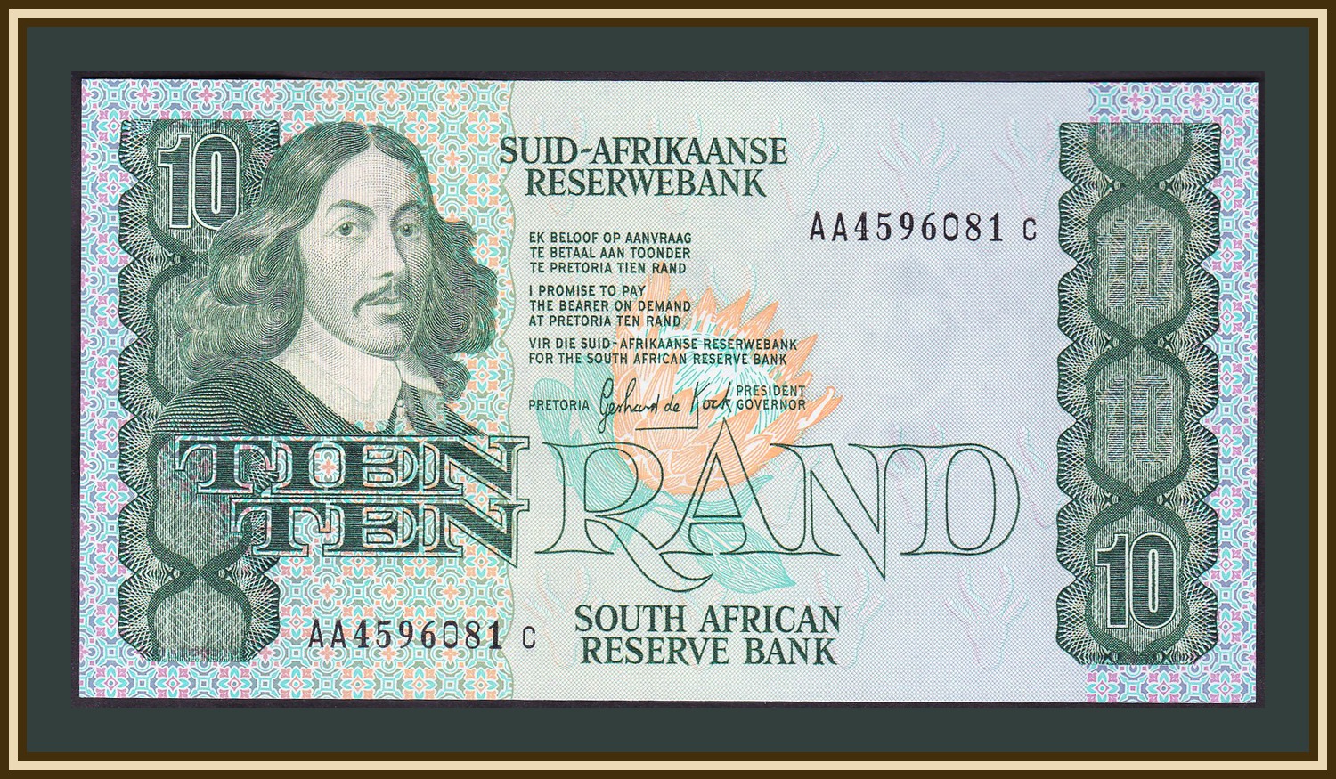 Ранды юар курс. Банкнота ЮАР 10 рандов. South African Reserve Bank 10. Южная Африка 1997 2 Рэнда культура. ЮАР 2 Ранда 1990.