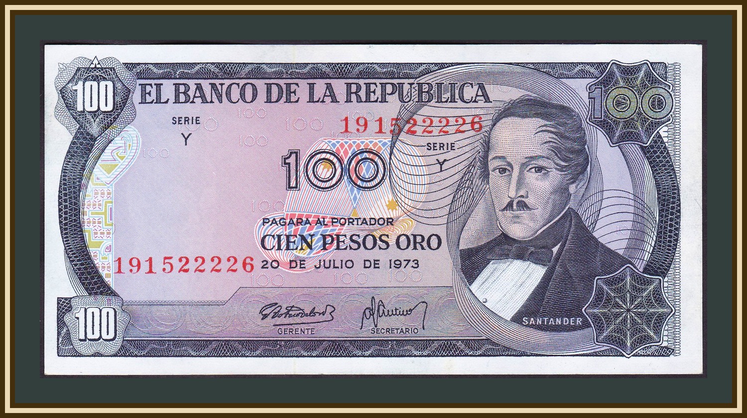 Миллион песо в рублях. Банкнота Колумбия 1000 песо. Каталог банкнот Колумбии.