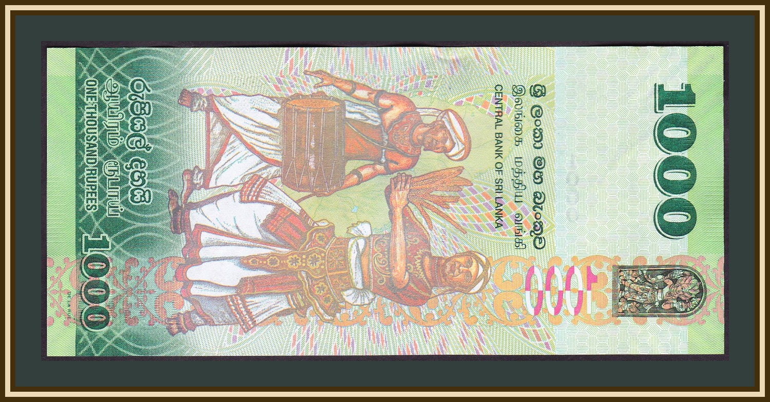 1000 Рупий Шри Ланка. Банкноты Шри Ланки. Купюры Шри Ланка 2010-2015. Валюта Шри Ланки.