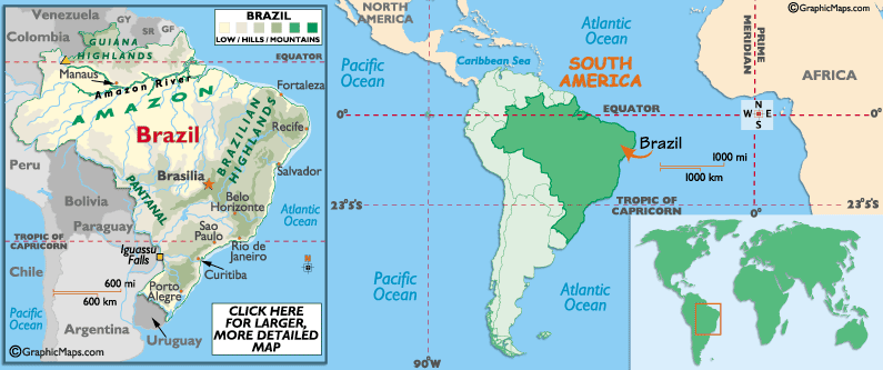 Бразилия омывается океанами. Бразилия и Африка. Манаус на карте Южной Америки. Манаус город в Бразилии на карте. Бразилия на карте Экватор.