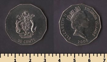 Соломоновы оcтрова 50 центов 2005