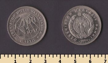 Узбекистан 100 сом 2004