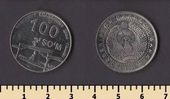 Узбекистан 100 сом 2009