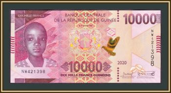 Гвинея 10000 франков 2020 P-49 (49Аb) UNC