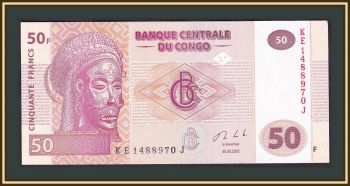 Конго ДР 50 франков 2013 P-97 (97b) a-UNC