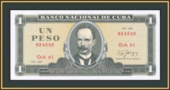 Куба 1 песо 1986 P-102 (102c) UNC
