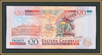Восточные Карибы 20 долларов 2015 P-53 (53b) UNC