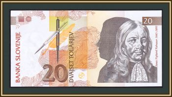 Словения 20 толаров 1992 P-12 (12a) UNC