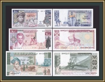  100+200+1000  1975-1977 P-3A+3B+3C UNC ( )