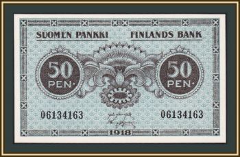  50  1918 P-34 (34a.4) UNC