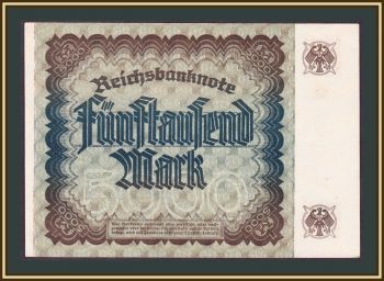  5000  1922 P-81 (81a) a-UNC