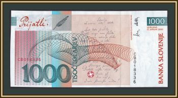  1000  2000 P-22 (22a) UNC