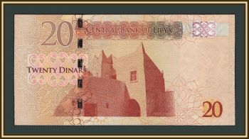 Ливия 20 динара 2013 P-79 (79a) UNC