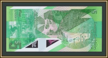 Восточные Карибы 5 долларов 2021 P-56 (56a) UNC