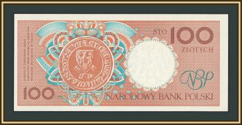 Польша 100 злотых 1990 P-170 (170b) UNC