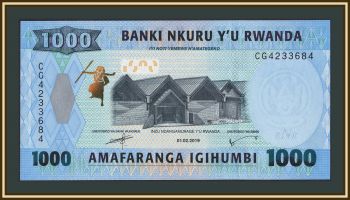 Руанда 1000 франков 2019 P-39 (39b) UNC