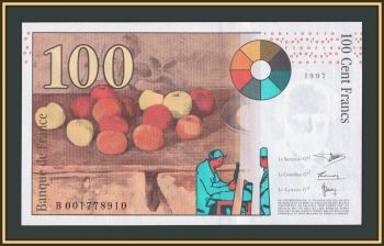 Франция 100 франков 1997 P-158 (158a.1) UNC