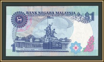 Малайзия 1 ринггит 1989 P-27 (27b) UNC