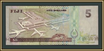 Фиджи 5 долларов 2002 P-105 (105b) UNC