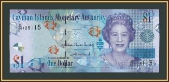 Каймановы о-ва 1 доллар 2024 P-38 (38f) UNC