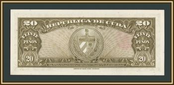 ���� 20 ���� 1958 P-80 (80b) UNC