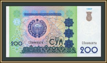 ���������� 200 ����� 1997 P-80 UNC