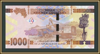 Гвинея 1000 франков 2024 P-48 (48е) UNC