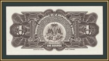 Гаити 1 гурд 1967-1972 P-200(200a.1.1) UNC