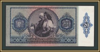 Венгрия 20 пенгё 1941 P-109 аUNC