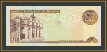 Доминиканская Республика (Доминикана) 20 песо 2000 P-160 (160а) аUNC