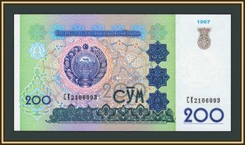 ���������� 200 ����� 1997 P-80 UNC