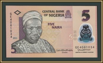 ������� 5 ����� 2021 P-38 (38l) UNC