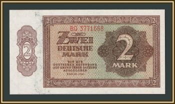 Германия (ГДР) 2 марки 1948 P-10 (10b) UNC