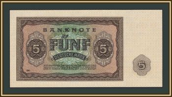 Германия (ГДР) 5 марок 1948 P-11 (11b) UNC