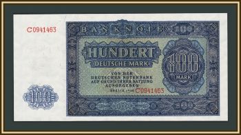 Германия (ГДР) 100 марок 1948 P-15 (15b) UNC