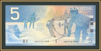Канада 5 долларов 2003-2004 P-101 (101b) UNC