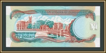 Барбадос 50 долларов 2000 P-64 UNC