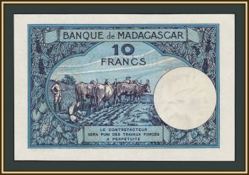 Мадагаскар 10 франков 1937 P-36 (36a.3) UNC
