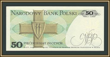 Польша 50 злотых 1988 P-142 (142с) UNC