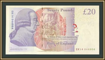 Великобритания (Англия) 20 фунтов 2006 P-392 (392a) UNC