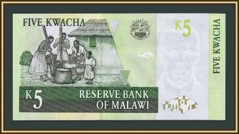 Малави 5 квача 2005 P-36 (36c) UNC