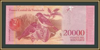 Венесуэла 20000 боливаров 2017 P-99 (99b) UNC