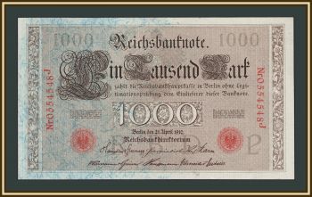�������� 1000 ����� 1910 P-44 (44b) a-UNC