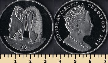 Британские Антарктические территории 2 фунта 2019
