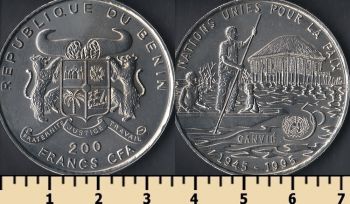 Бенин 200 франков 1995