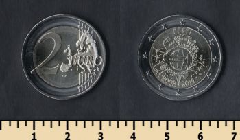 Эстония 2 евро 2012