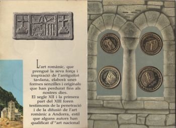 Набор Андорра 4 монеты 1988